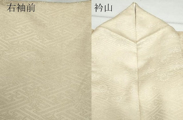 平和屋着物●訪問着 刺繍 枝葉文 暈し染め 金彩 正絹 逸品 CAAV6797vf