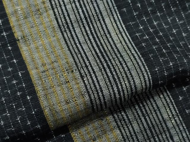 平和屋着物●上質な紬　間道　正絹　逸品　CAAV6798vf