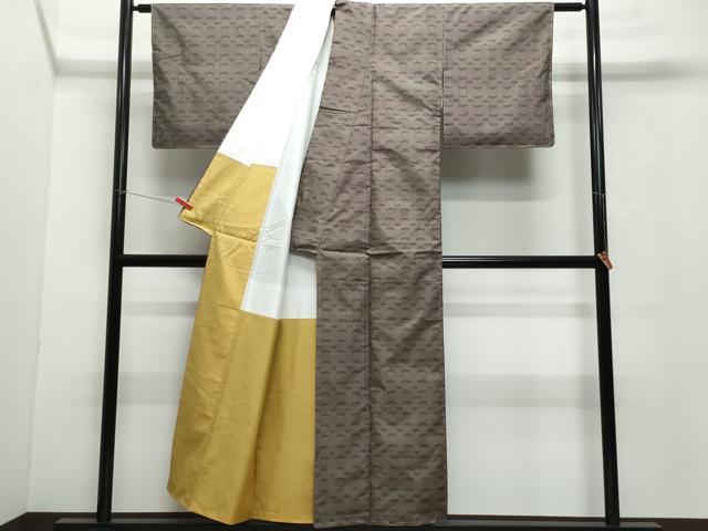 平和屋着物●本場大島紬 7マルキ 吉祥文 正絹 逸品 未使用 CAAV6799vf