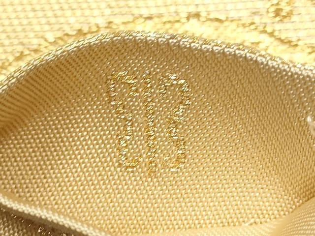 平和屋着物●西陣 川島織物 六通柄 本袋帯 雲取り文 金糸 正絹 逸品 CAAV6801hy