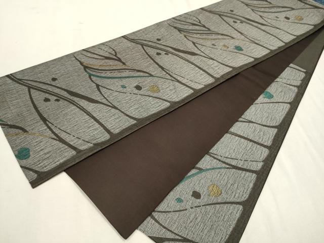 平和屋着物●六通柄袋帯　吉祥文　正絹　逸品　CAAV6824hy