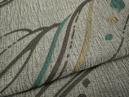 平和屋着物●六通柄袋帯　吉祥文　正絹　逸品　CAAV6824hy