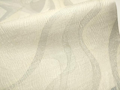 平和屋着物●六通柄袋帯　吉祥文　銀糸　正絹　逸品　CAAV6830hy
