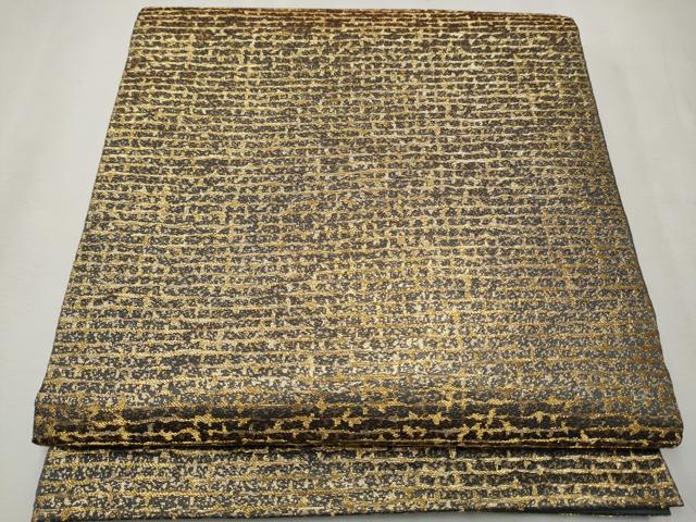 平和屋着物●西陣　川島織物セルコン謹製　六通柄袋帯　霞文　金糸　証紙付き　正絹　逸品　CAAV7001hy 平和屋着物○西陣 川島織物セルコン謹製 六通柄袋帯 霞文 金糸