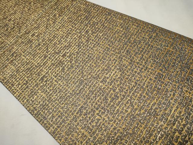 平和屋着物○西陣 川島織物セルコン謹製 六通柄袋帯 霞文 金糸