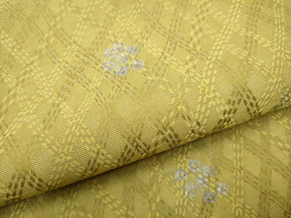 平和屋着物●九寸名古屋帯 舞花文 正絹 逸品 CAAV7002hy