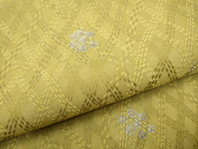 平和屋着物●九寸名古屋帯 舞花文 正絹 逸品 CAAV7002hy