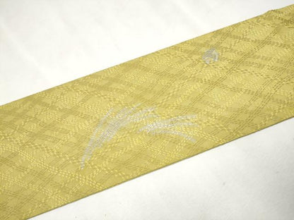 平和屋着物●九寸名古屋帯 舞花文 正絹 逸品 CAAV7002hy