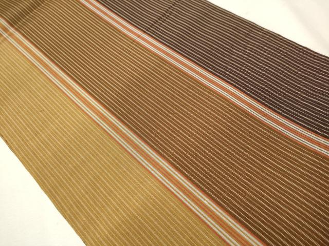 平和屋着物●菅原工房　菅原結作　漢方染紬　両面　全通柄袋帯　蜘蛛絞り　正絹　逸品　CAAV7109hy