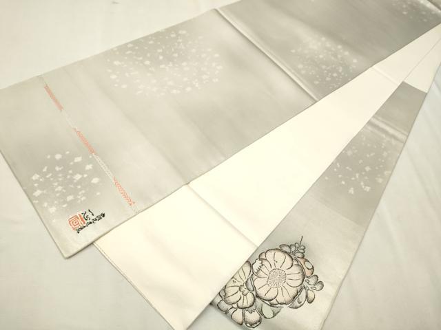 平和屋着物●西洞院辻が花 大脇一心 太鼓柄袋帯 引箔 正絹 逸品 CAAV7128hy