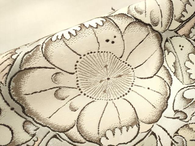 平和屋着物●西洞院辻が花 大脇一心 太鼓柄袋帯 引箔 正絹 逸品 CAAV7128hy