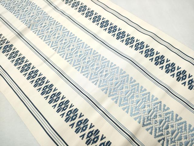 平和屋着物●本場筑前博多織 八寸名古屋帯 献上 正絹 逸品 CAAV7162hy