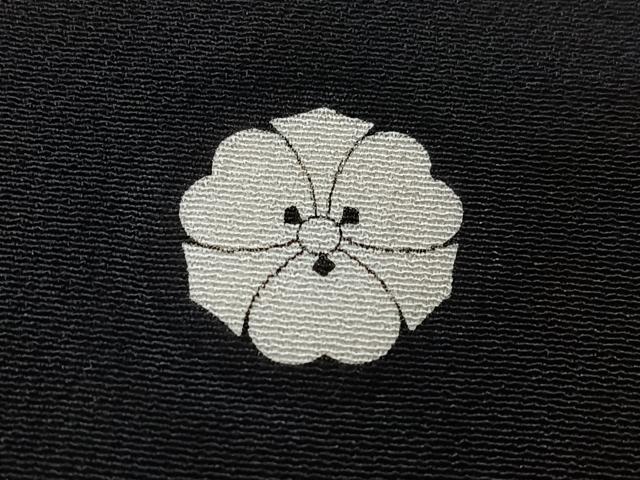 平和屋着物■豪華黒留袖　駒刺繍　風景花文　正絹　逸品　CAAV8184xe