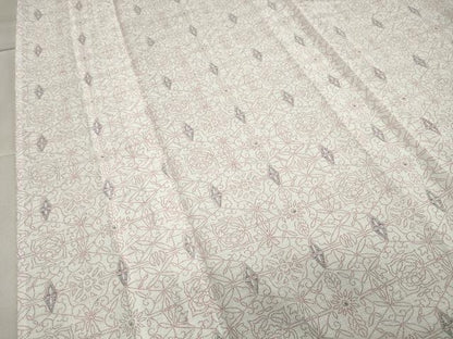 平和屋着物▽小紋 単衣 吉祥花唐草文 洗える着物 CAAV8801gh