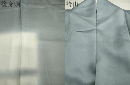 平和屋着物▽訪問着 単衣 枝花文 暈し染め 金彩 正絹 逸品 CAAV8871gh