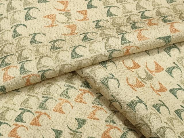平和屋着物▽上質な小紋 単衣 菱吉祥文 正絹 逸品 CAAV8885gh