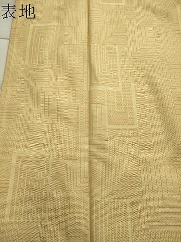 平和屋着物▽上質な紬 単衣 色紙重ね吉祥文 正絹 逸品 CAAV8905gh