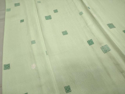 平和屋着物▽上質な小紋 単衣 絞り 糸巻き 正絹 逸品 未使用 CAAV8908gh