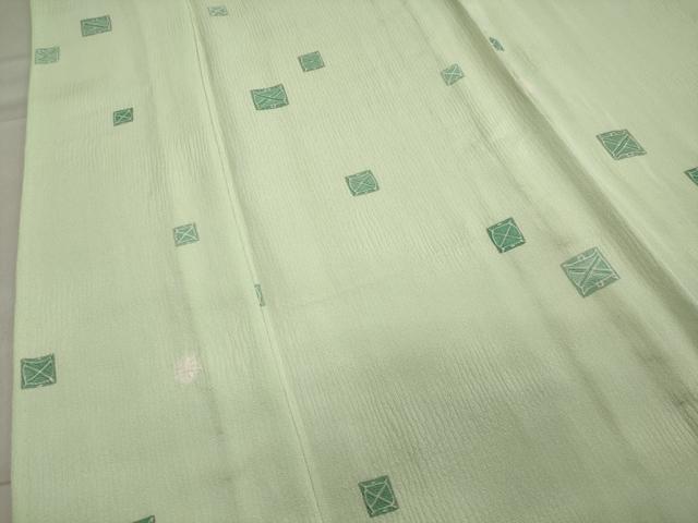 平和屋着物▽上質な小紋 単衣 絞り 糸巻き 正絹 逸品 未使用 CAAV8908gh