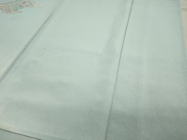 平和屋着物▽中国三大刺繍 スワトウ刺繍 総刺繍 訪問着 単衣 蜀江花唐草文 暈し染め 正絹 逸品 CAAV8909gh