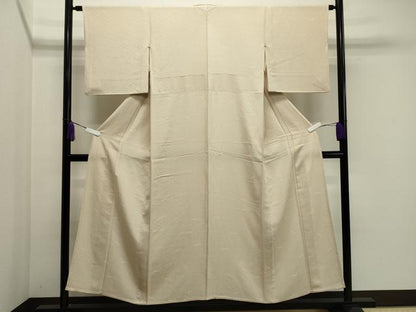 平和屋着物▽上質な小紋 単衣 溢れ松葉 金彩 正絹 逸品 CAAV8913gh