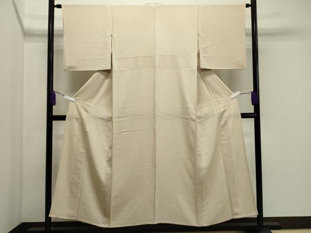 平和屋着物▽上質な小紋 単衣 溢れ松葉 金彩 正絹 逸品 CAAV8913gh