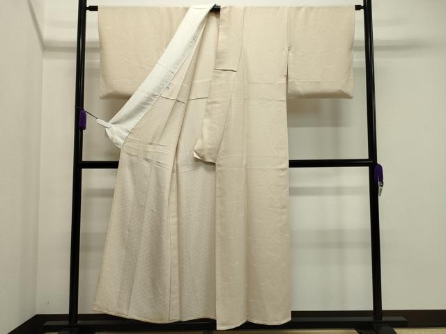 平和屋着物▽上質な小紋 単衣 溢れ松葉 金彩 正絹 逸品 CAAV8913gh