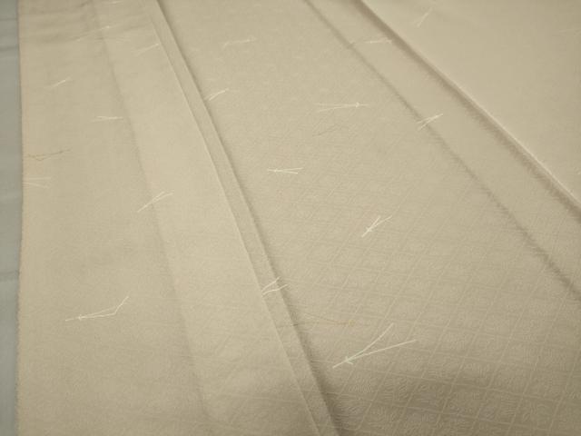 平和屋着物▽上質な小紋 単衣 溢れ松葉 金彩 正絹 逸品 CAAV8913gh