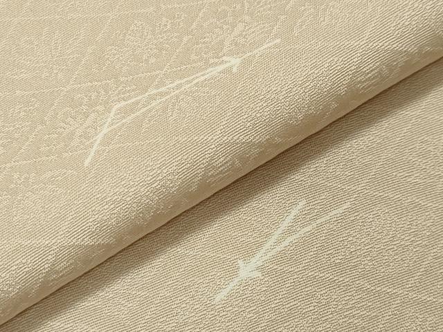 平和屋着物▽上質な小紋 単衣 溢れ松葉 金彩 正絹 逸品 CAAV8913gh