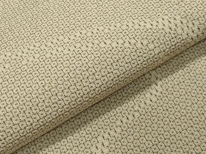 平和屋着物▽本塩沢 単衣 110亀甲 流水文 正絹 逸品 CAAV8915gh