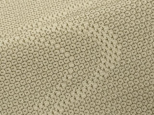 平和屋着物▽本塩沢 単衣 110亀甲 流水文 正絹 逸品 CAAV8915gh