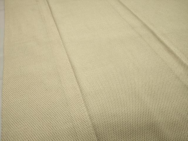 平和屋着物▽本塩沢 単衣 蚊絣 正絹 逸品 CAAV8916gh