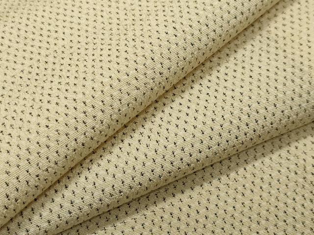 平和屋着物▽本塩沢 単衣 蚊絣 正絹 逸品 CAAV8916gh