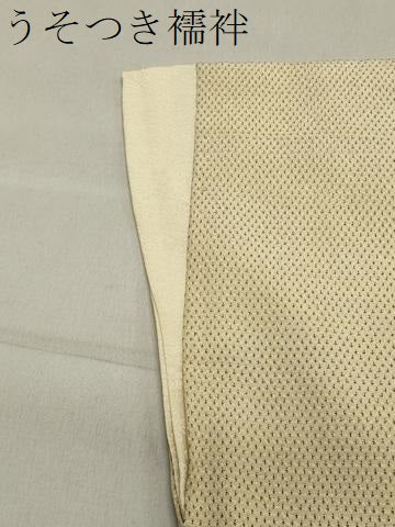 平和屋着物▽本塩沢 単衣 蚊絣 正絹 逸品 CAAV8916gh