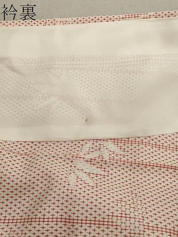 平和屋着物▽上質な紬 単衣 笹竹文 正絹 逸品 未使用 CAAV8930gh