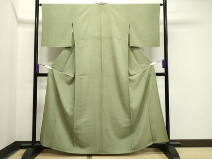平和屋着物▽江戸小紋 単衣 両面染 寄せ小紋柄 鮫小紋柄 洗える着物 CAAV8946gh