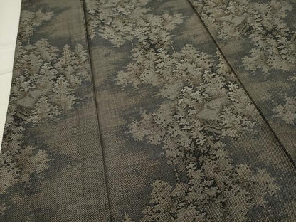 平和屋着物▽本場大島紬 単衣 9マルキ 風景文 正絹 逸品 CAAV8955gh