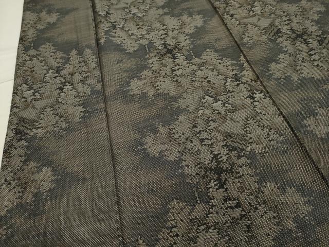 平和屋着物▽本場大島紬 単衣 9マルキ 風景文 正絹 逸品 CAAV8955gh