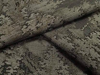 平和屋着物▽本場大島紬 単衣 9マルキ 風景文 正絹 逸品 CAAV8955gh