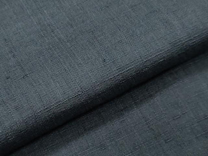 平和屋着物▽男性　紬　単衣　藍鉄色　正絹　逸品　CAAV8962gh