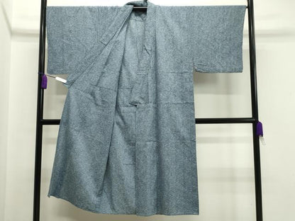 平和屋着物▽男性 小紋 単衣 霞文 正絹 逸品 CAAV8964gh