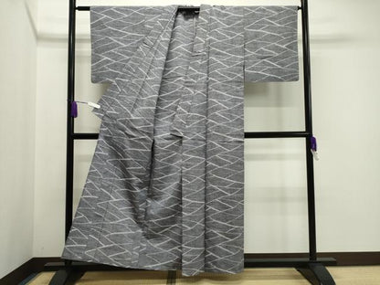 平和屋着物▽上質な紬 単衣 切嵌文 正絹 逸品 CAAV8967gh