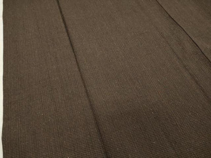 平和屋着物▽男性 紬 単衣 格子柄 正絹 逸品 CAAV8971gh
