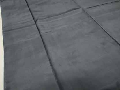 平和屋着物▽男性 紬 単衣 墨色 正絹 逸品 未使用 CAAV8973gh