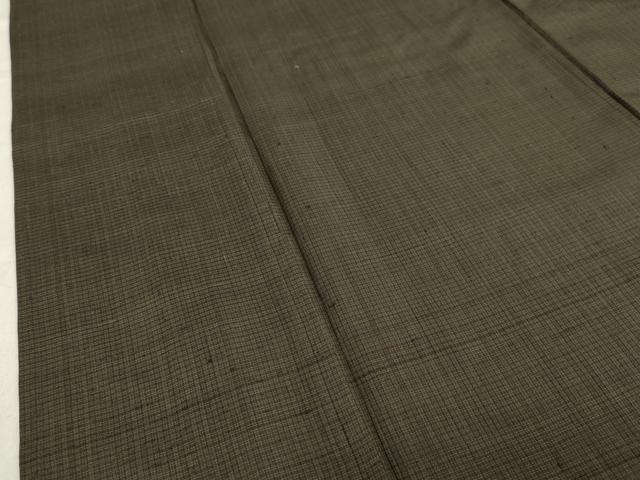 平和屋着物▽男性 紬 単衣 縞 正絹 逸品 CAAV8974gh