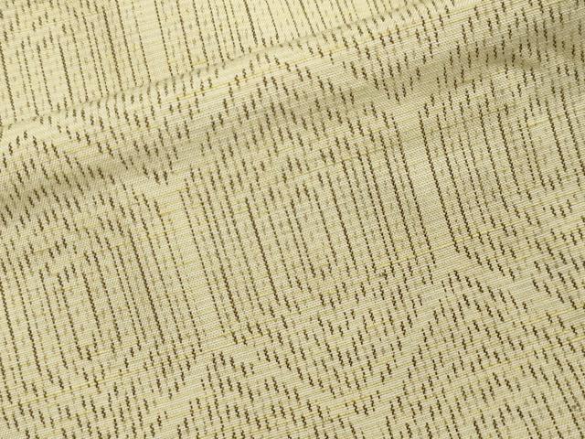 平和屋着物▽上質な紬　単衣　亀甲繋ぎ　正絹　逸品　CAAV8986gh