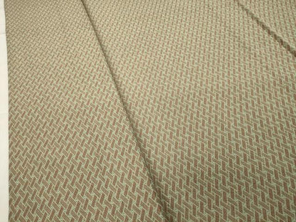 平和屋着物▽上質な小紋 単衣 檜垣文 正絹 逸品 CAAV8992gh