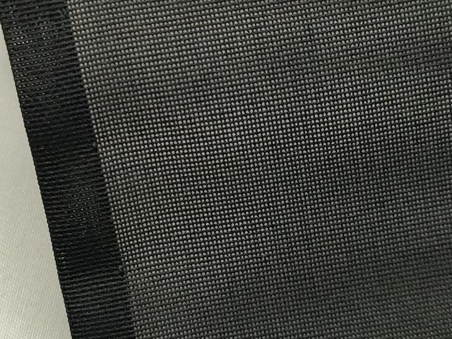 平和屋着物＊夏物 小紋 紗 枝花文 黒地 正絹 逸品 CAAV9007gh