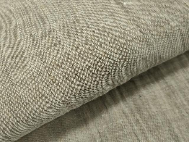 平和屋着物＊夏物 男性 小千谷ちぢみ 霞文 麻 逸品 未使用 CAAV9122gh