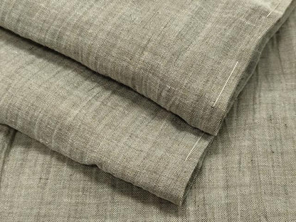平和屋着物＊夏物 男性 小千谷ちぢみ 霞文 麻 逸品 未使用 CAAV9122gh